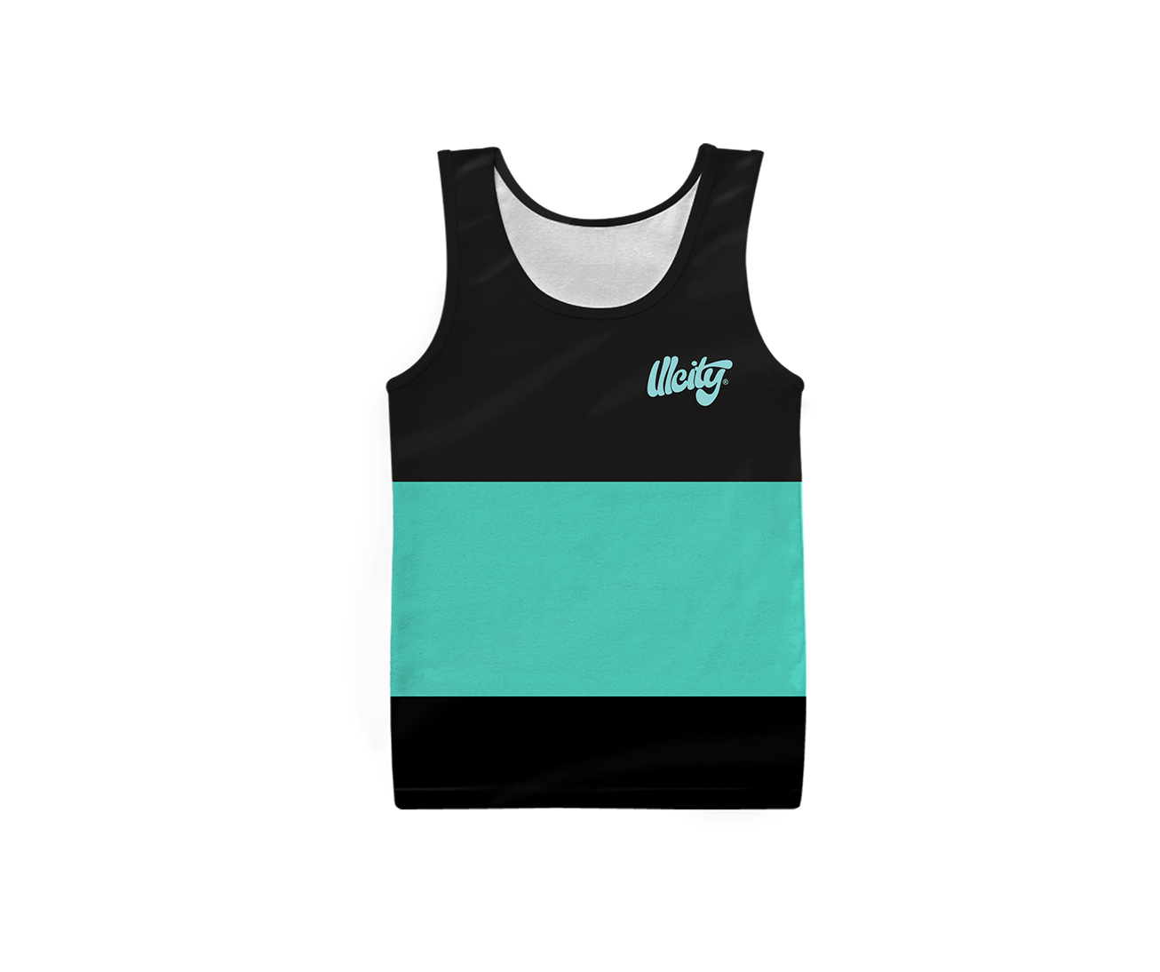 Tank Top - Black/Turquoise