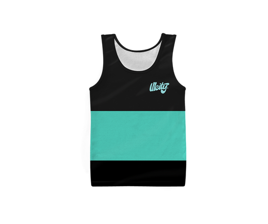 Tank Top - Black/Turquoise