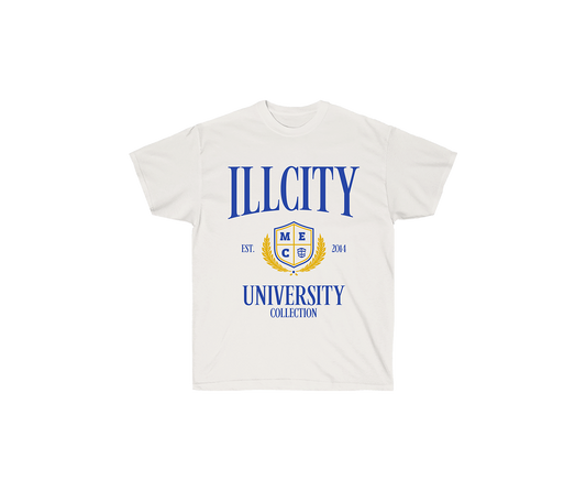 University - White (Blue and Yellow)