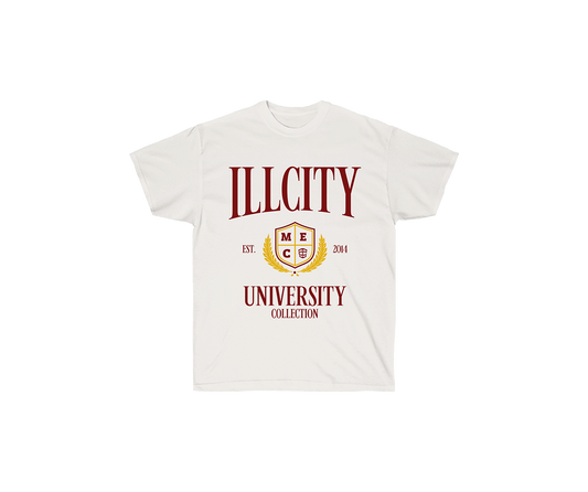 University - White (Maroon and Yellow)