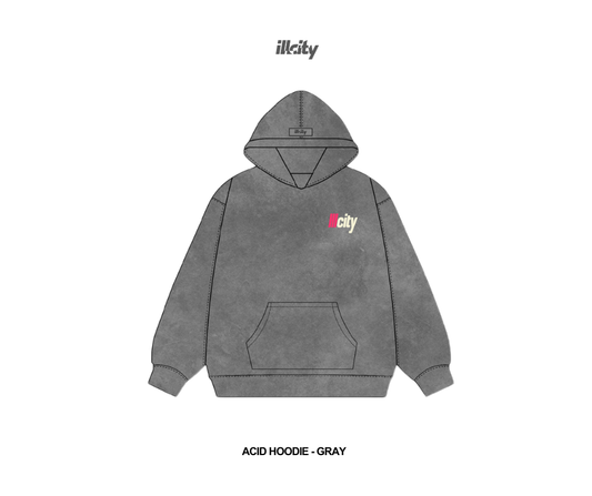 Acid Hoodie - Gray