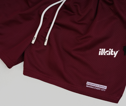 Mesh Short - Maroon