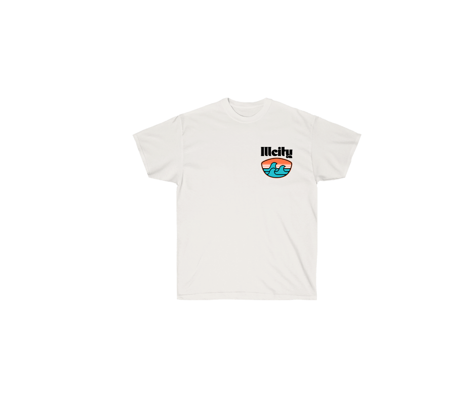 Sunset Wave - White