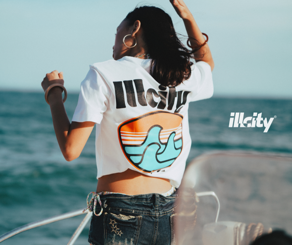 Sunset Wave - White