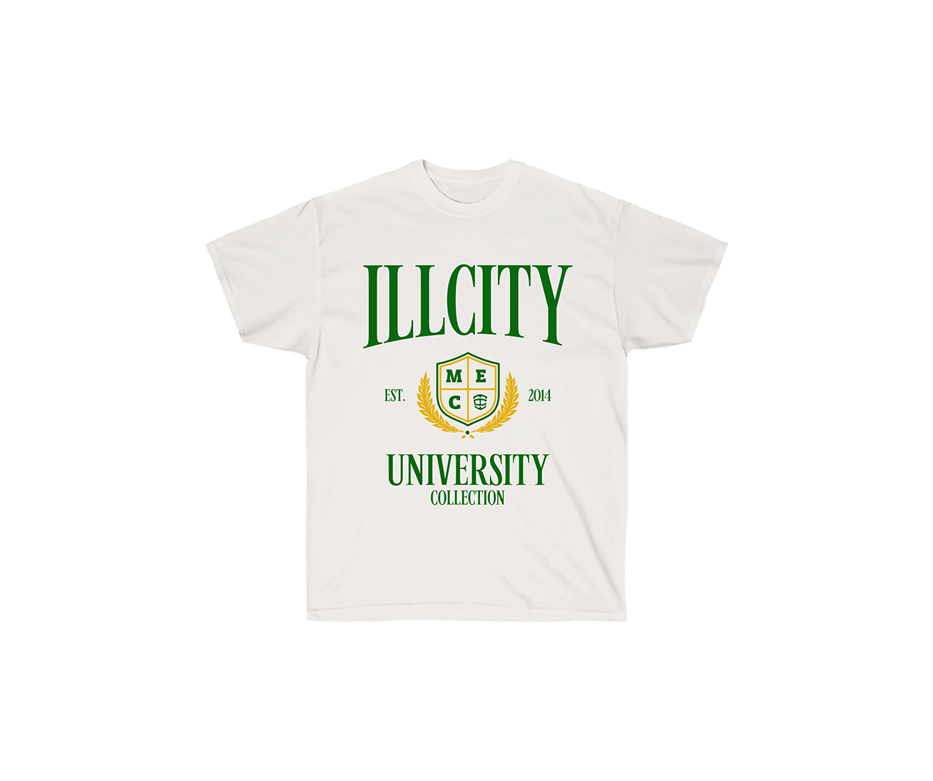University - White (Yellow and Green)